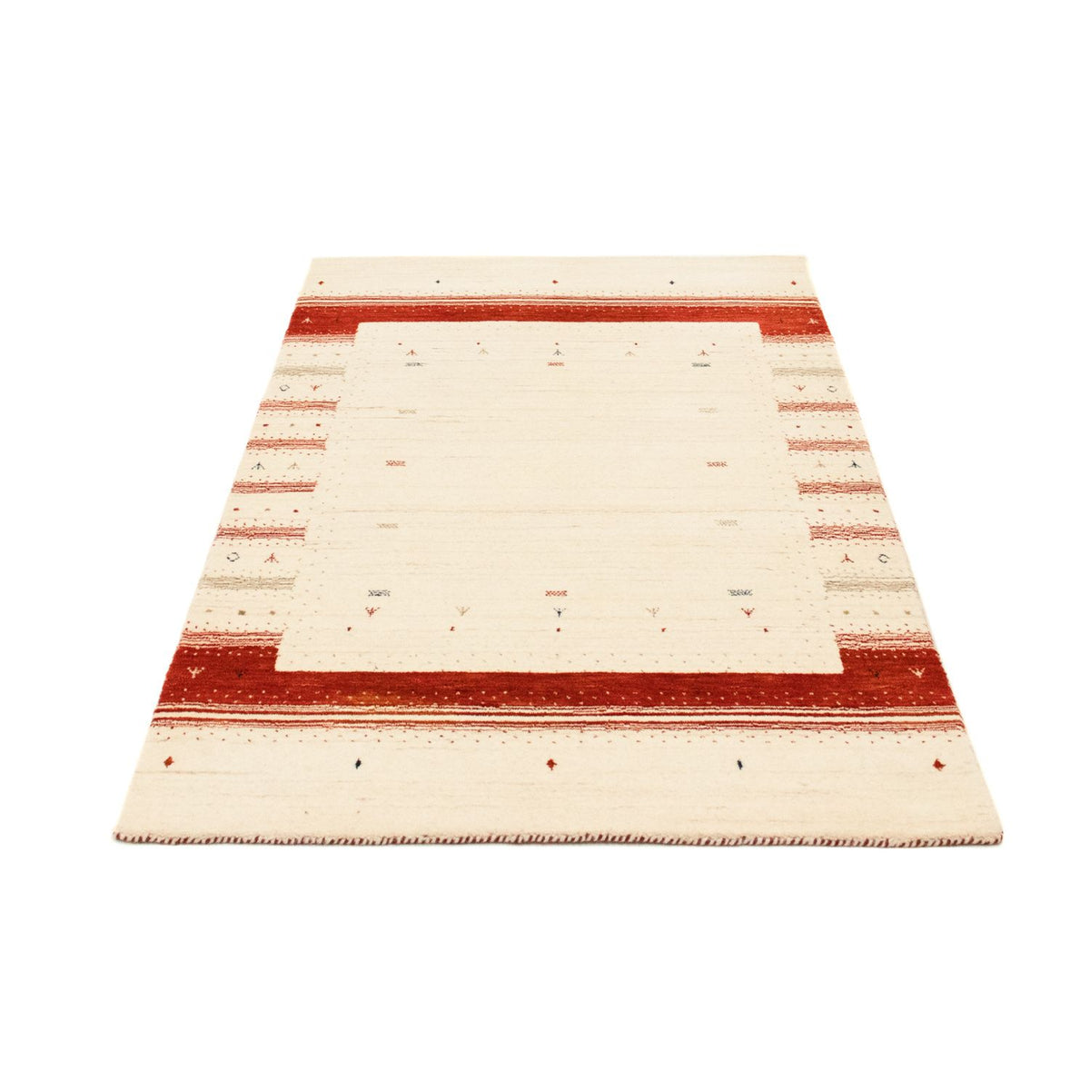 Alfombra Gabbeh - Loribaft Persa - 160 x 91 cm - beige