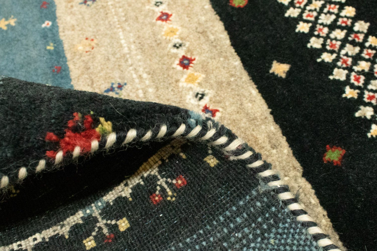 Alfombra Gabbeh - Loribaft Persa - 243 x 169 cm - multicolor