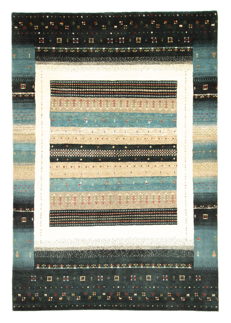 Alfombra Gabbeh - Loribaft Persa - 237 x 163 cm - multicolor