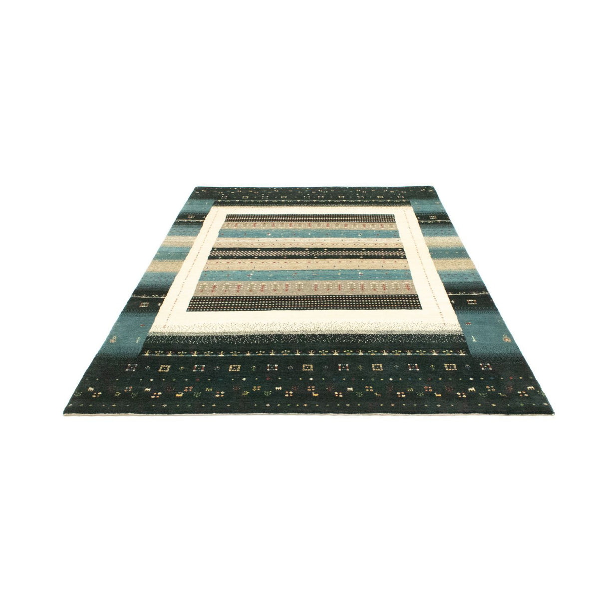 Alfombra Gabbeh - Loribaft Persa - 237 x 163 cm - multicolor