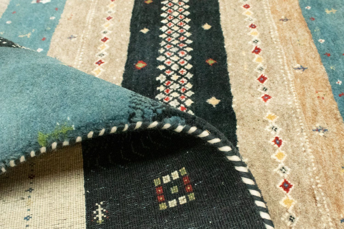 Alfombra Gabbeh - Loribaft Persa - 241 x 170 cm - multicolor
