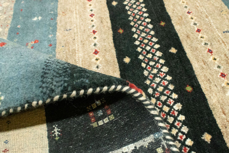 Alfombra Gabbeh - Loribaft Persa - 242 x 169 cm - multicolor