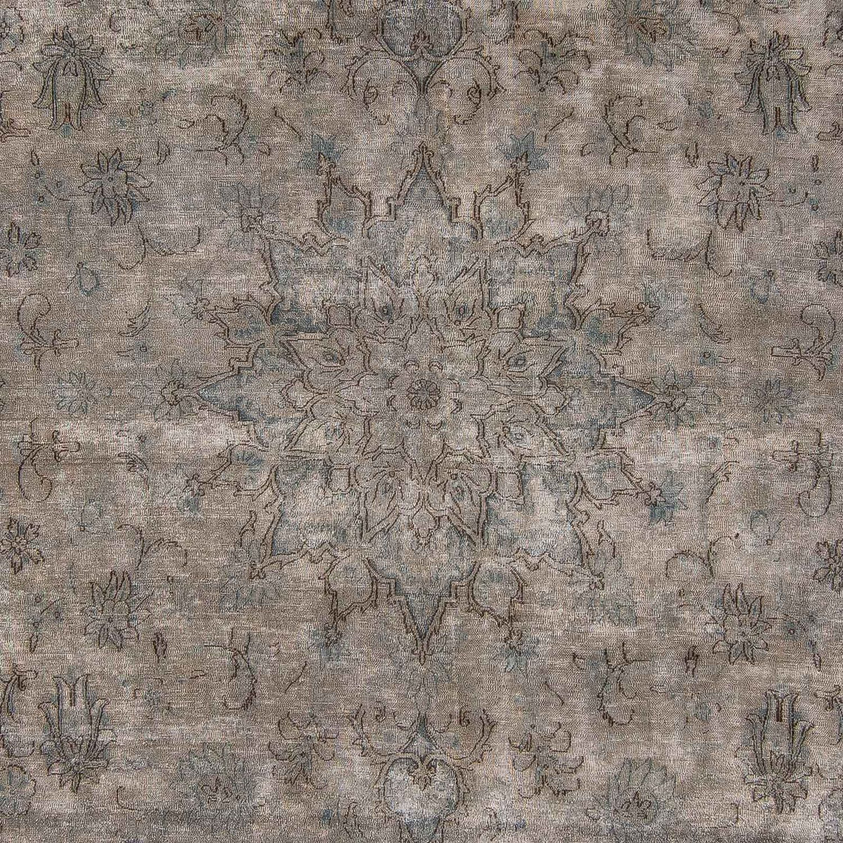 Alfombra Vintage - 389 x 290 cm - gris