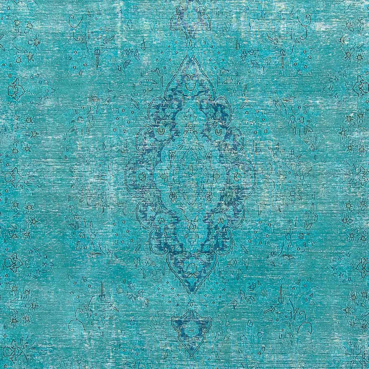 Alfombra Vintage - 395 x 295 cm - azul