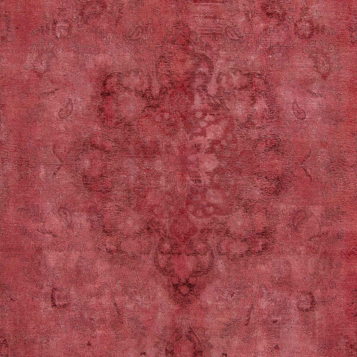Alfombra Vintage - 383 x 285 cm - rojo oscuro