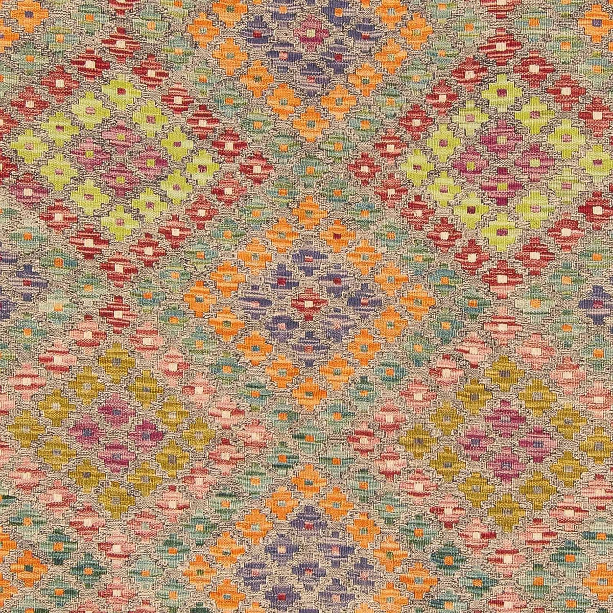 Alfombra Kelim - Splash - 241 x 202 cm - multicolor