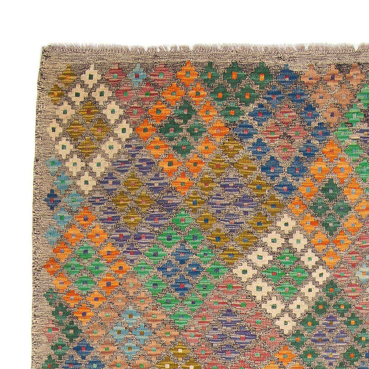 Alfombra Kelim - Splash - 290 x 202 cm - multicolor