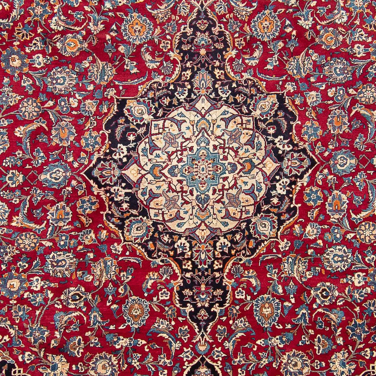 Alfombra persa - Keshan - 375 x 291 cm - rojo