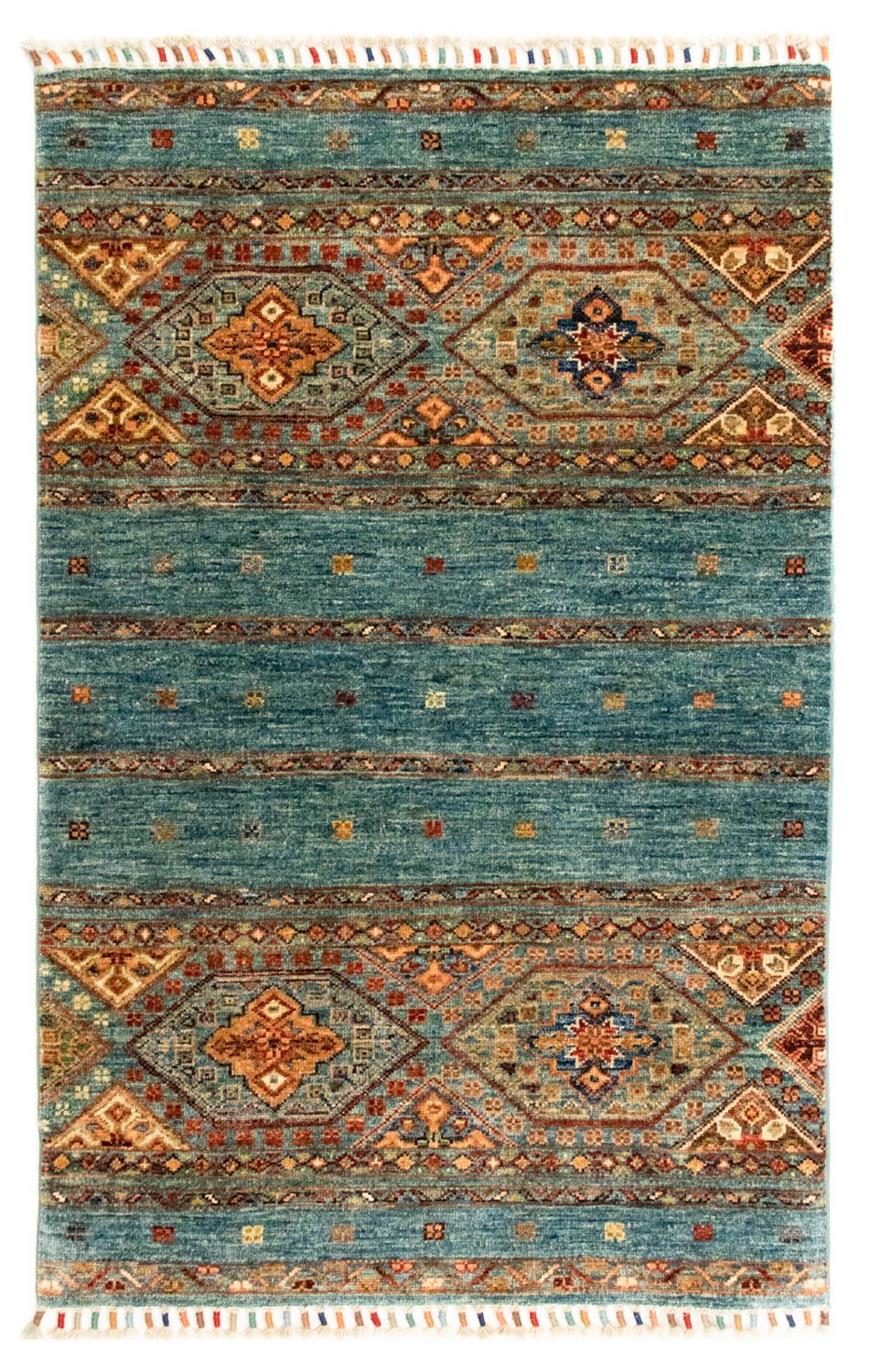 Alfombra Ziegler - Moderna - 126 x 82 cm - turquesa