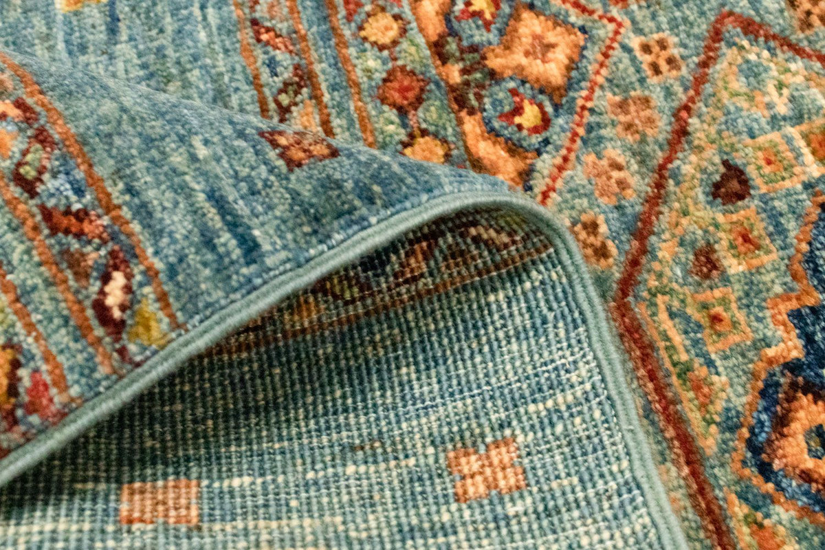 Alfombra Ziegler - Moderna - 126 x 82 cm - turquesa