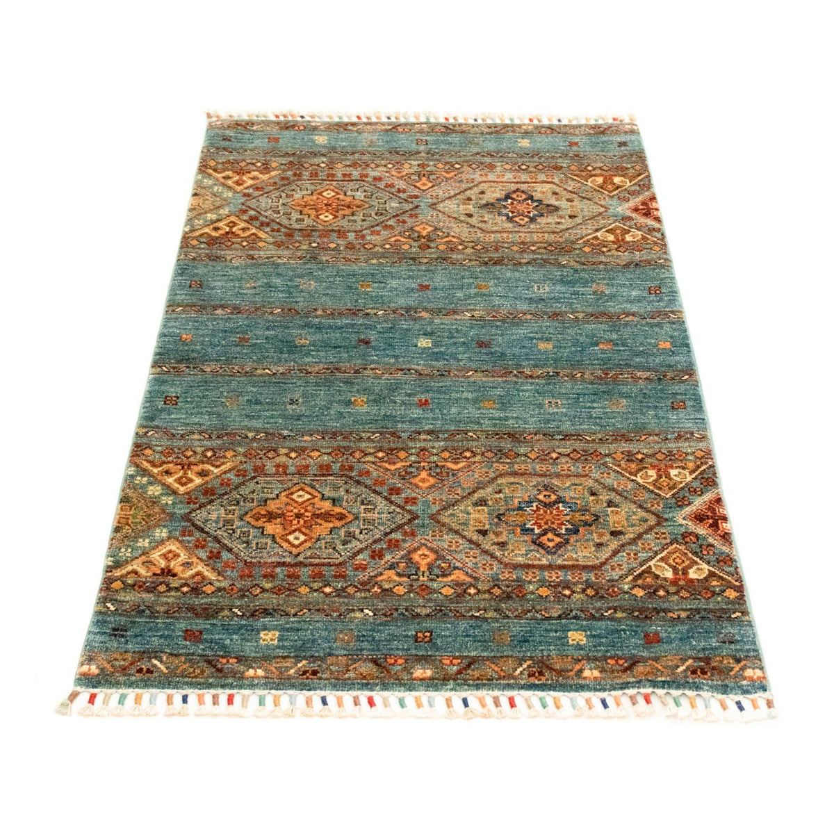 Alfombra Ziegler - Moderna - 126 x 82 cm - turquesa