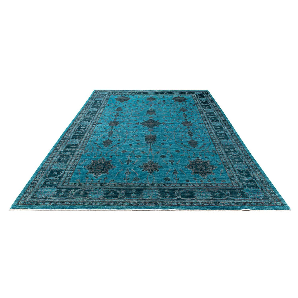 Alfombra Ziegler - 352 x 241 cm - azul oscuro