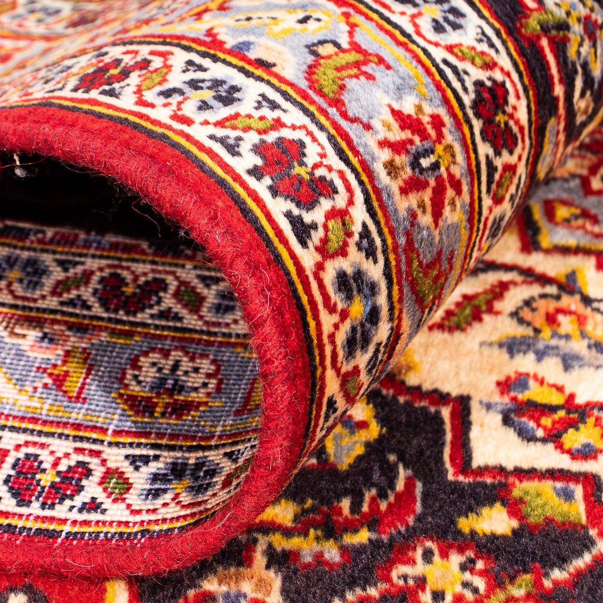 Alfombra persa - Keshan - 353 x 251 cm - rojo