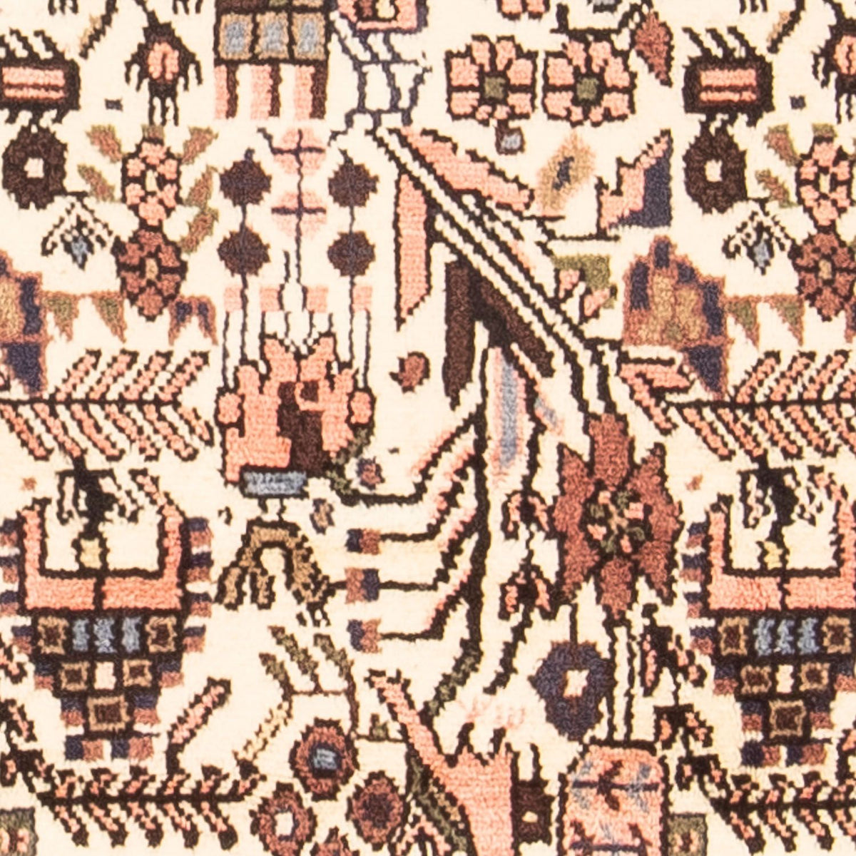 Alfombra de pasillo Alfombra persa - Nómada - 293 x 112 cm - beige