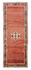 Alfombra de pasillo Alfombra persa - Nómada - 290 x 106 cm - rojo claro