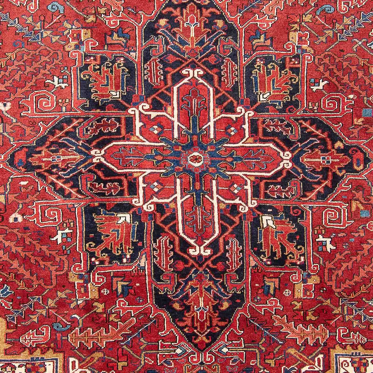 Alfombra persa - Nómada - 341 x 228 cm - rojo