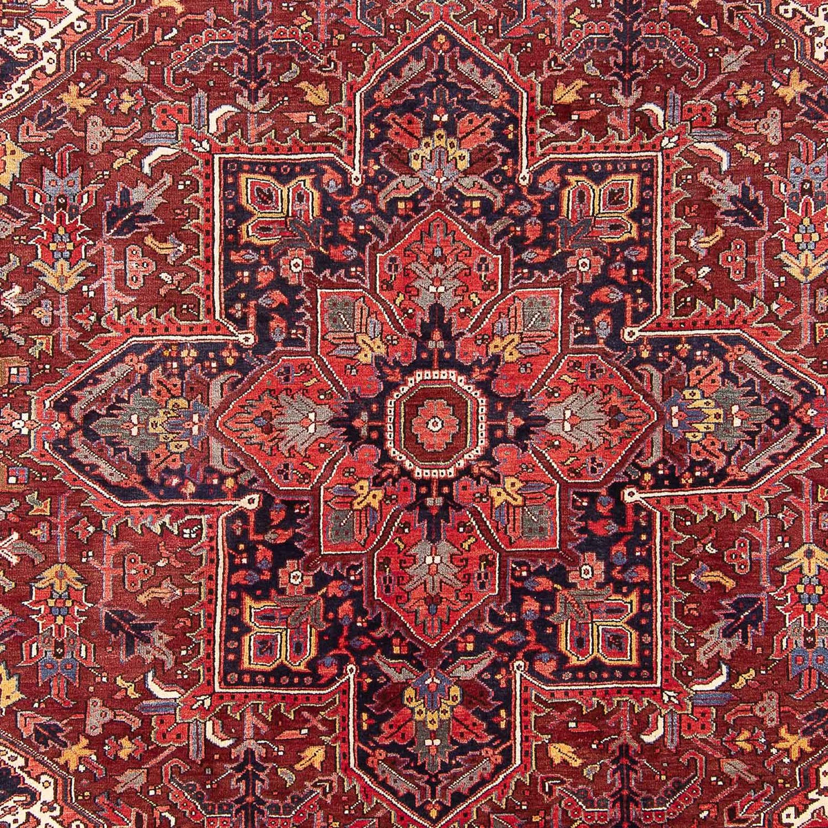 Alfombra persa - Nómada - 337 x 245 cm - rojo claro