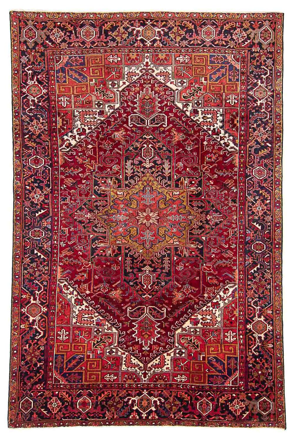Alfombra persa - Nómada - 344 x 240 cm - rojo
