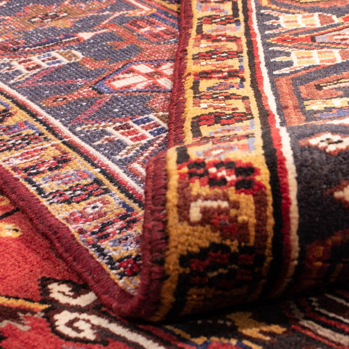 Alfombra persa - Nómada - 329 x 254 cm - rojo oscuro
