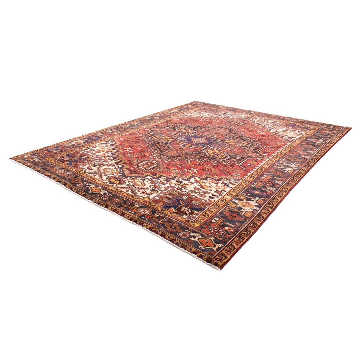 Alfombra persa - Nómada - 329 x 254 cm - rojo oscuro