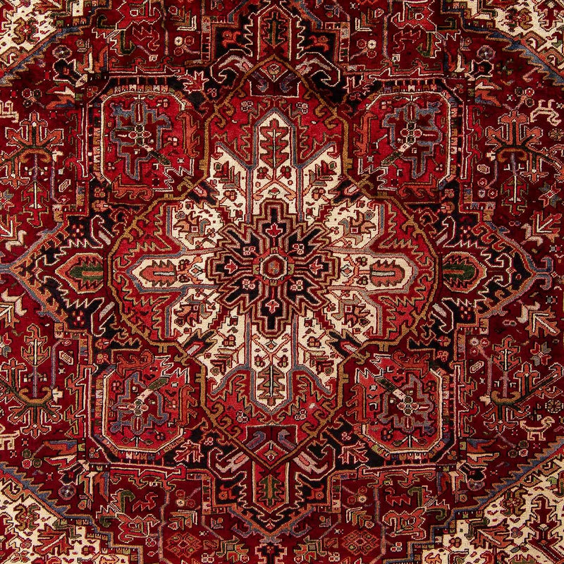 Alfombra persa - Nómada - 388 x 300 cm - rojo oscuro