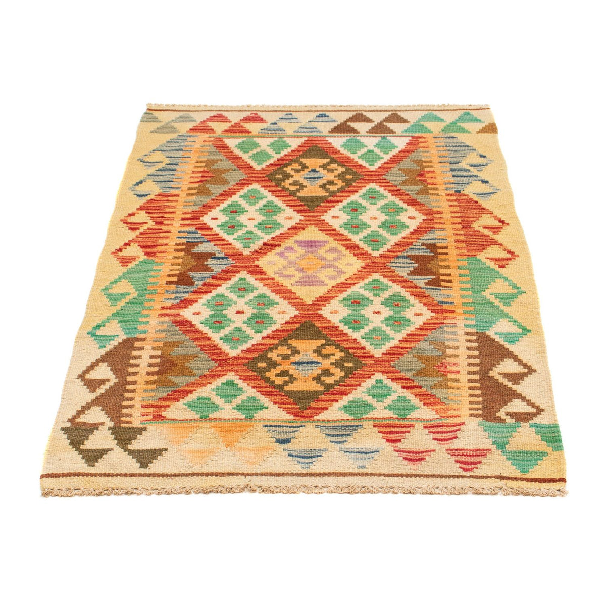 Alfombra Kelim - Splash - 125 x 80 cm - multicolor