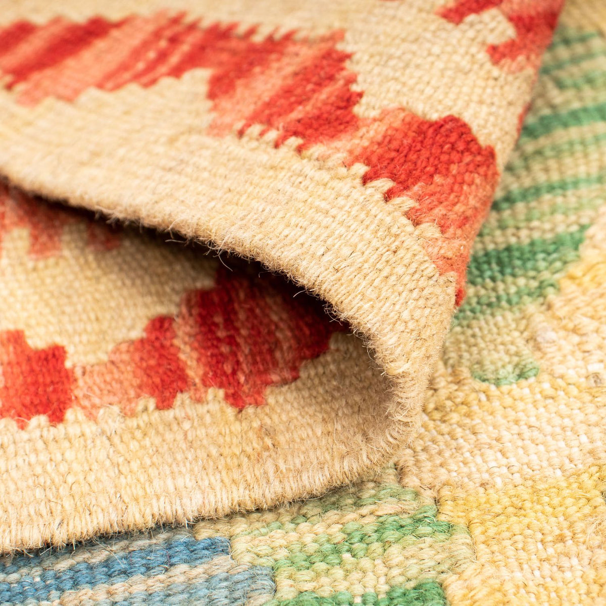 Alfombra Kelim - Splash - 125 x 80 cm - multicolor