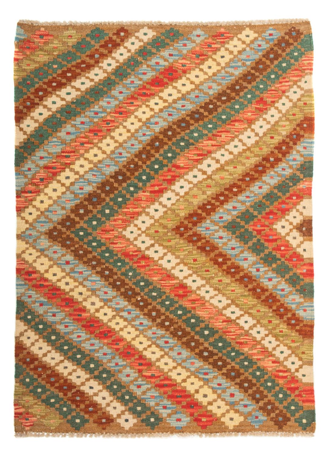 Alfombra Kelim - Splash - 125 x 80 cm - multicolor