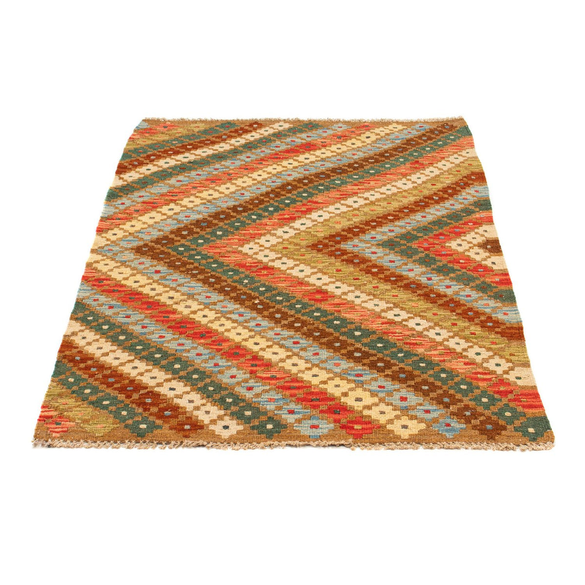Alfombra Kelim - Splash - 125 x 80 cm - multicolor