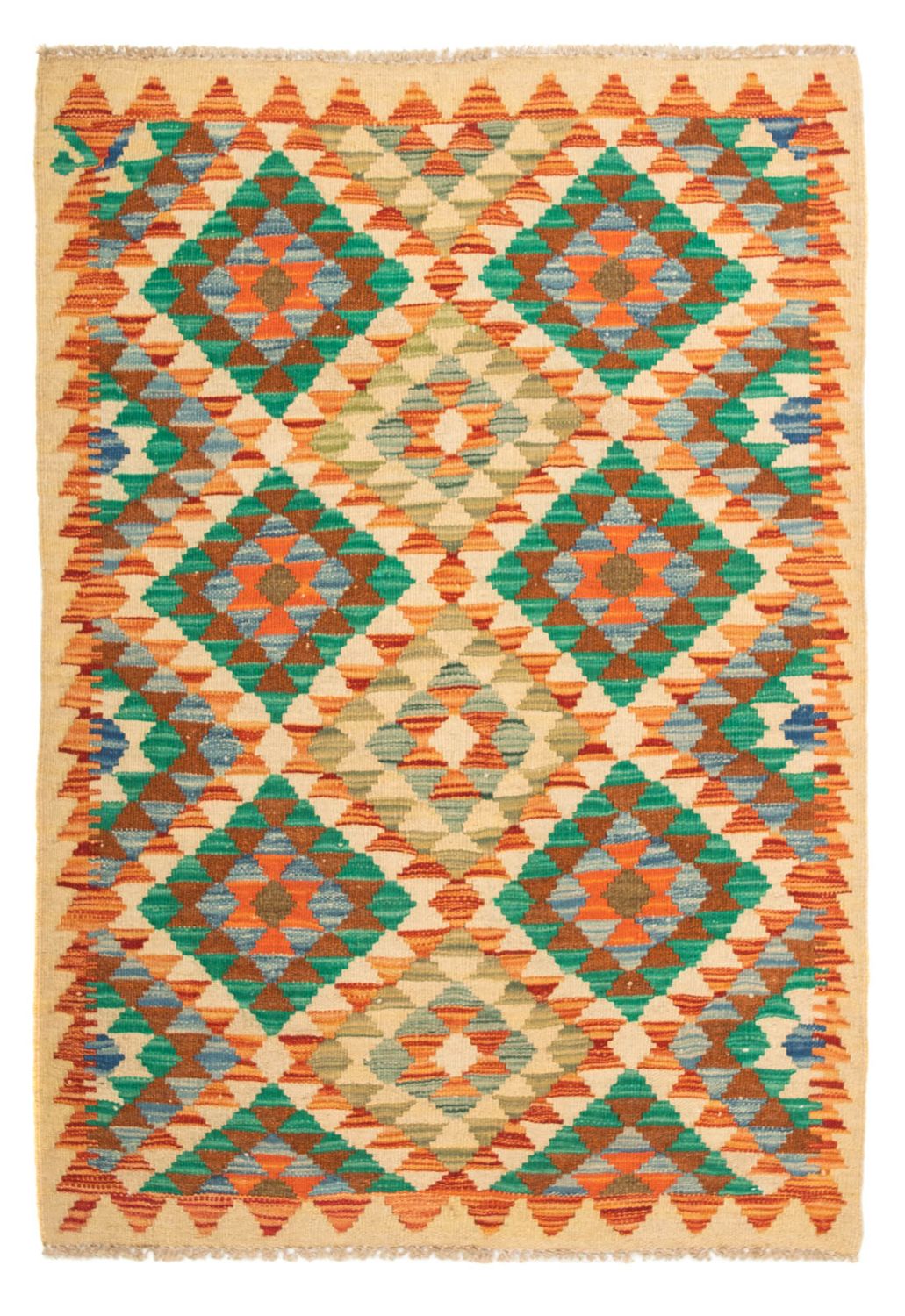 Alfombra Kelim - Splash - 125 x 80 cm - multicolor