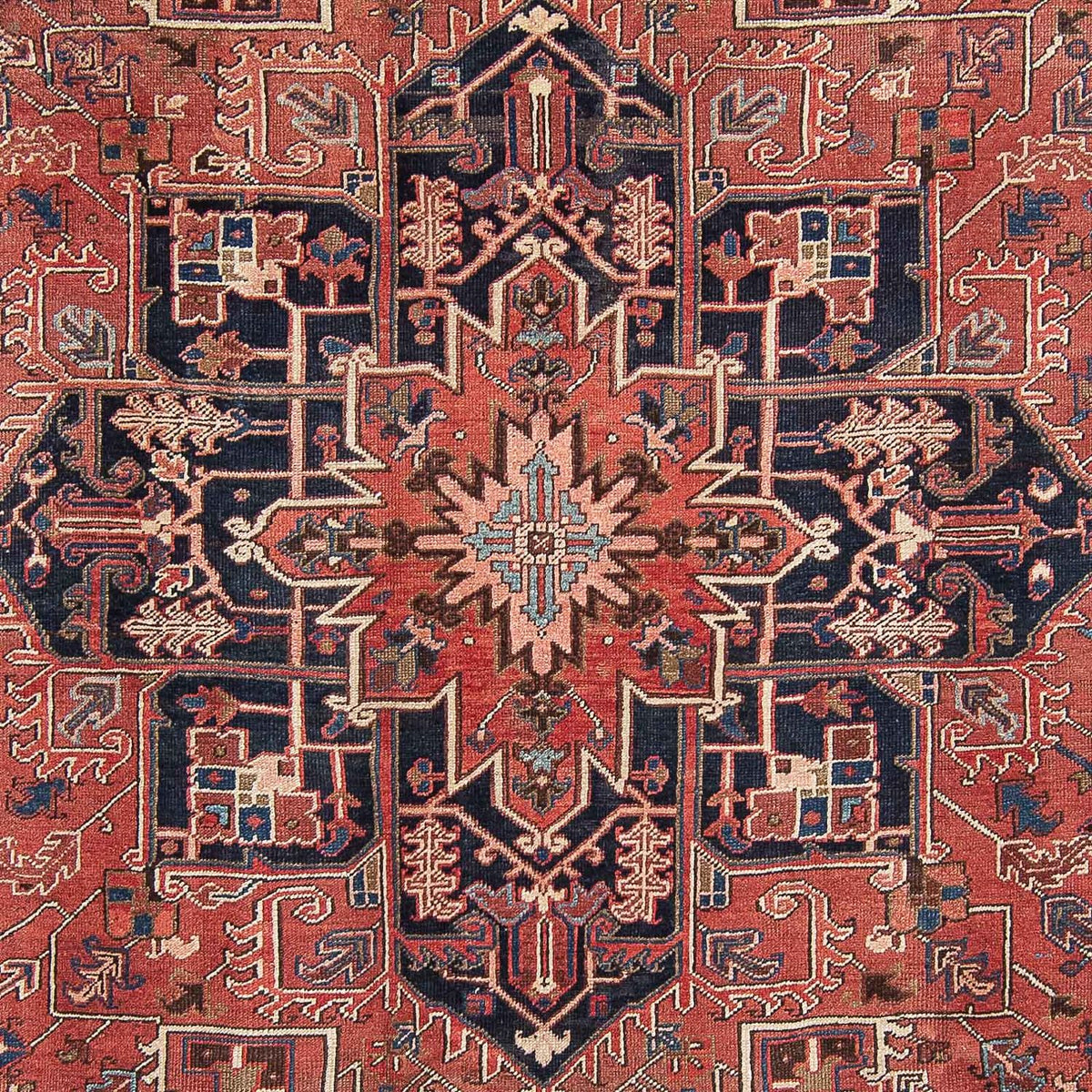 Alfombra persa - Nómada - 364 x 253 cm - rojo claro