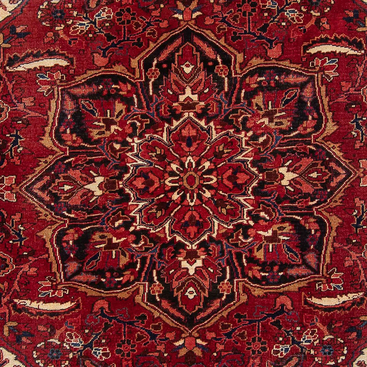 Alfombra persa - Nómada - 347 x 244 cm - rojo oscuro