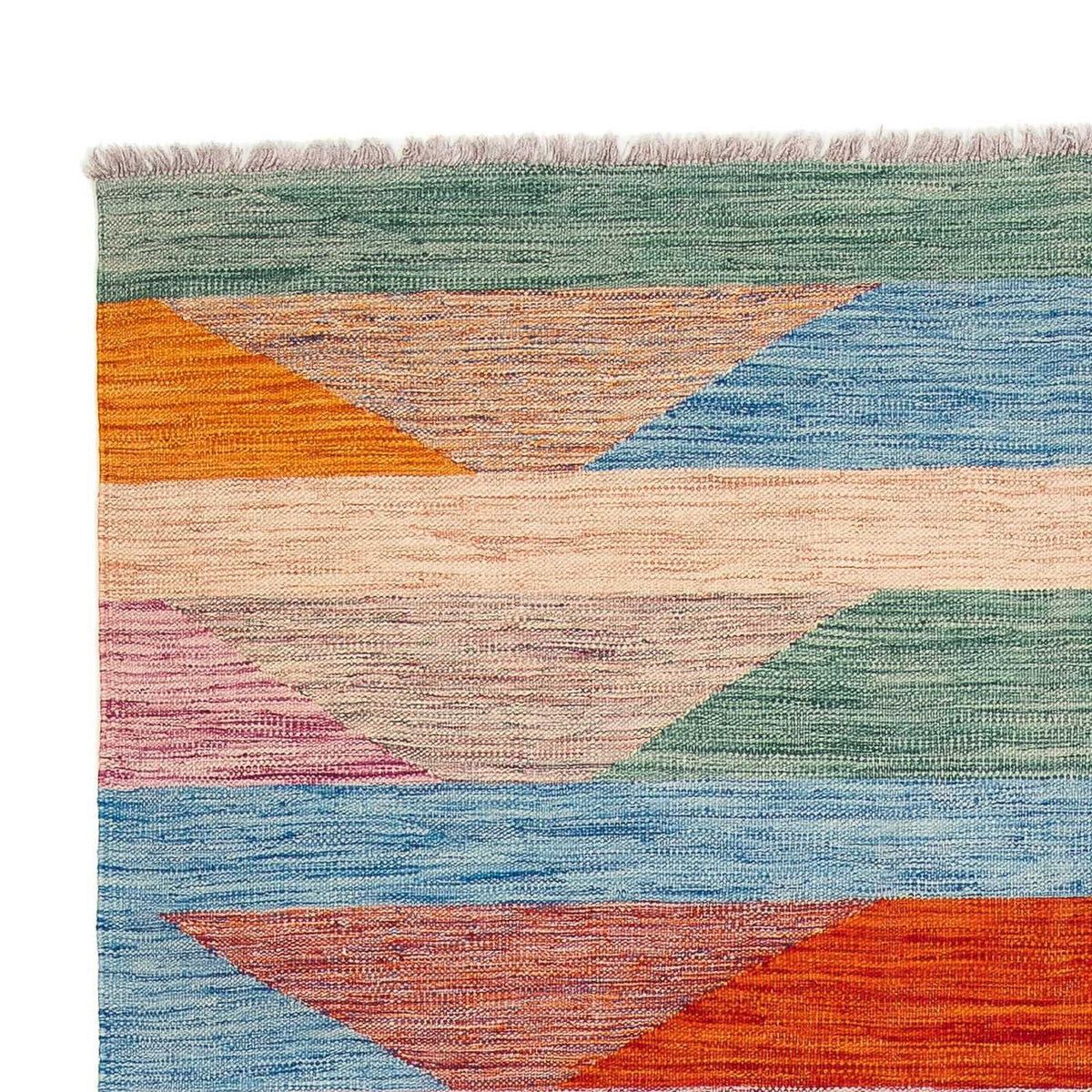 Alfombra Kelim - Splash - 244 x 159 cm - multicolor