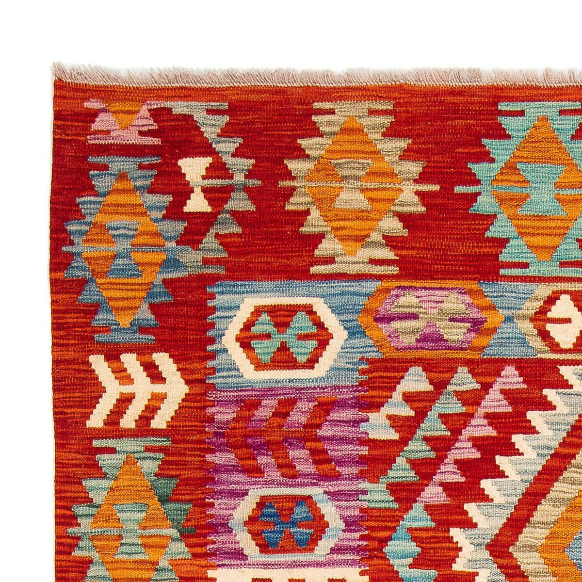 Alfombra Kelim - Splash - 236 x 170 cm - multicolor