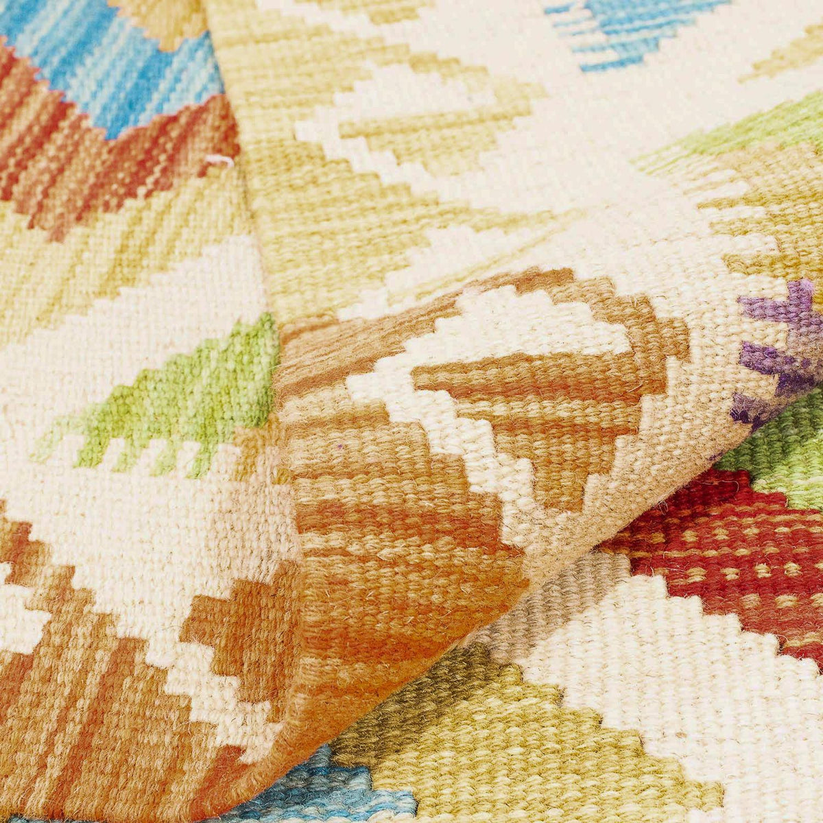 Alfombra Kelim - Splash - 241 x 171 cm - multicolor