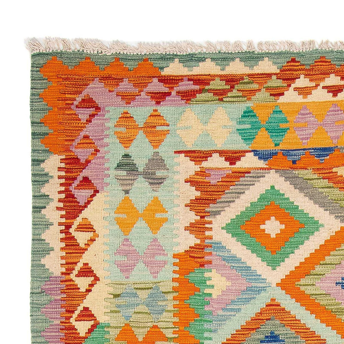 Alfombra Kelim - Splash - 250 x 169 cm - multicolor