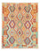 Alfombra Kelim - Splash - 193 x 158 cm - multicolor