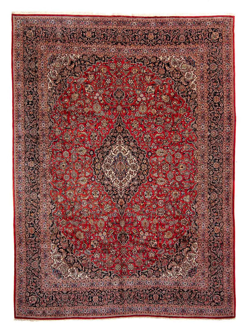 Alfombra persa - Keshan - 445 x 330 cm - rojo