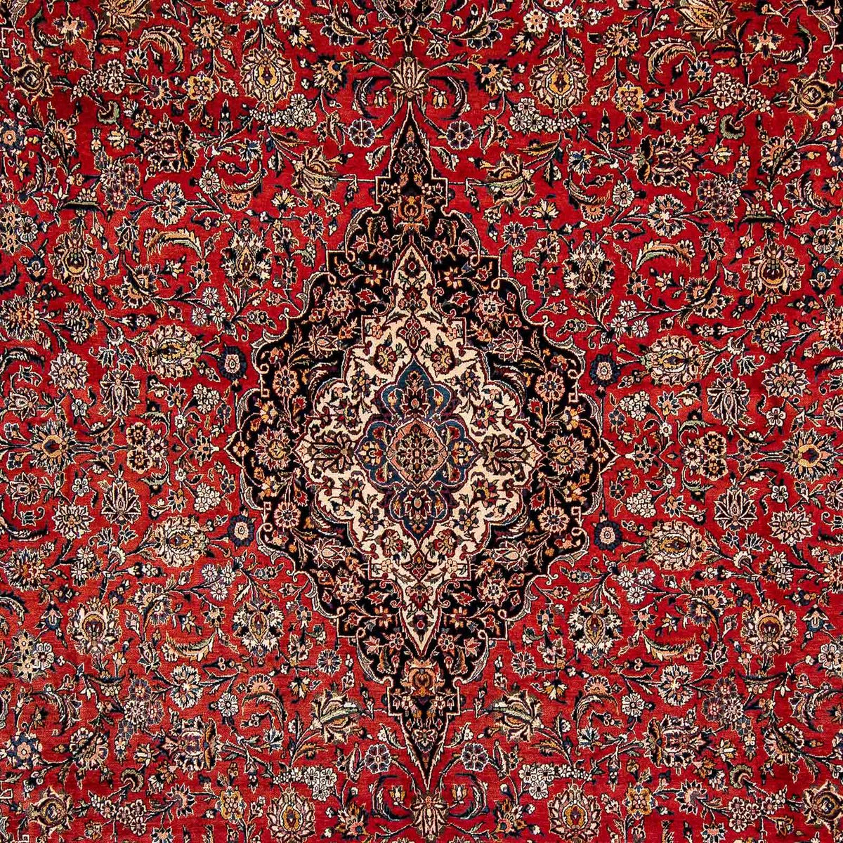 Alfombra persa - Keshan - 445 x 330 cm - rojo