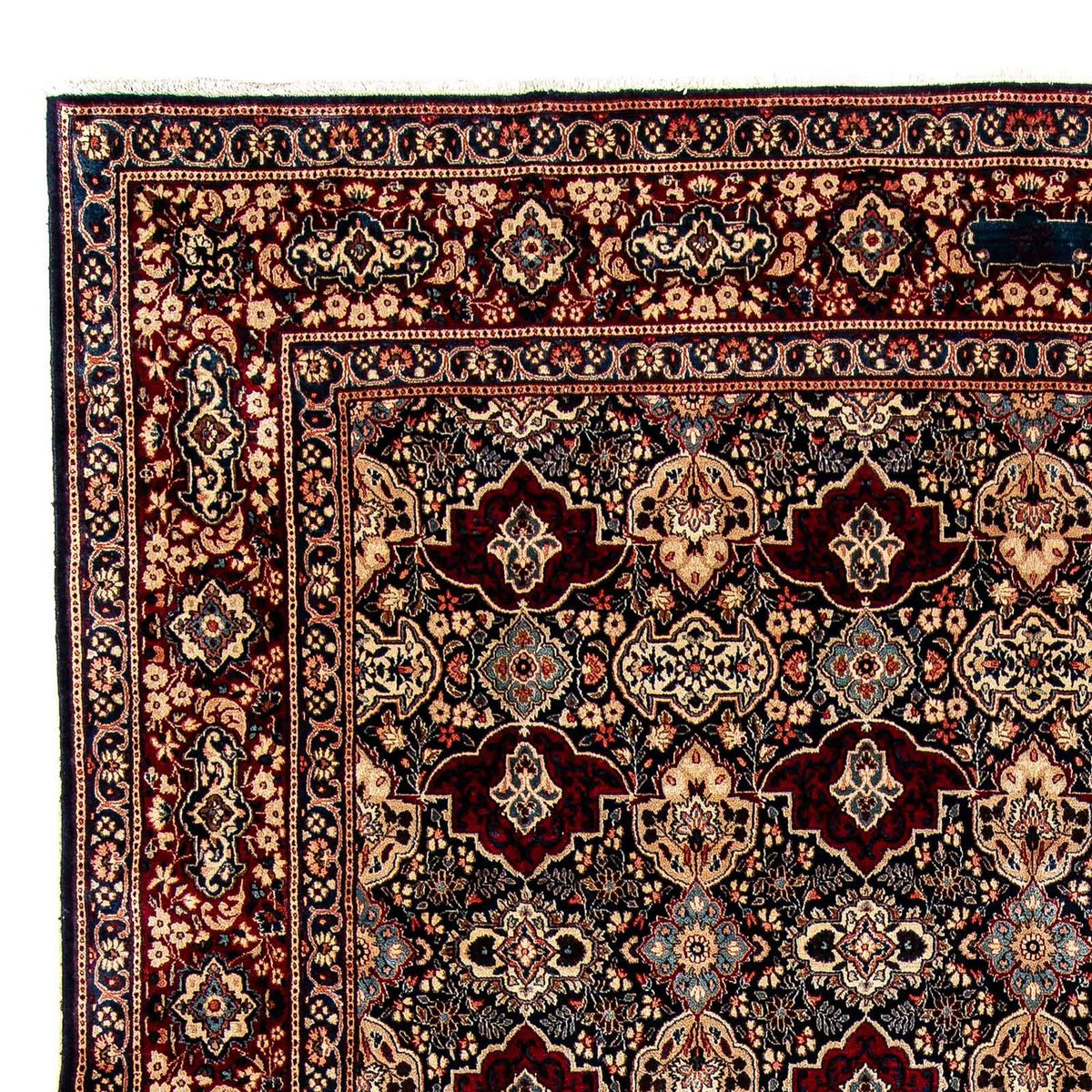 Alfombra persa - Clásica - 393 x 299 cm - rojo oscuro