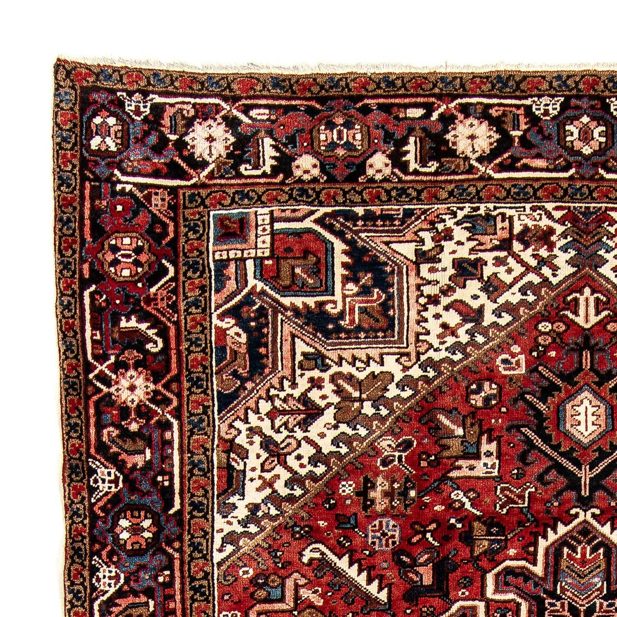 Alfombra persa - Nómada - 323 x 231 cm - rojo oscuro