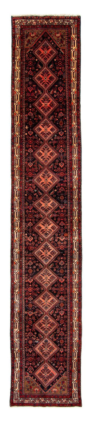 Alfombra de pasillo Alfombra persa - Nómada - 530 x 103 cm - rojo oscuro
