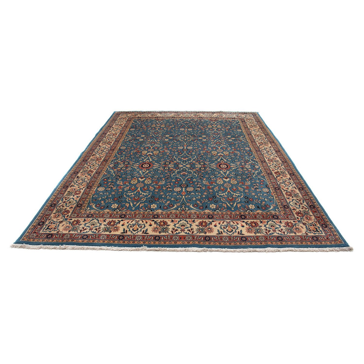 Alfombra persa - Nómada - 307 x 219 cm - azul marino