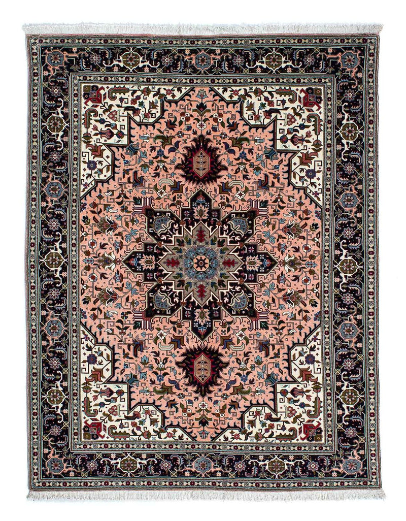 Alfombra Persa - Tabriz - Prima - 202 x 147 cm - rojo claro