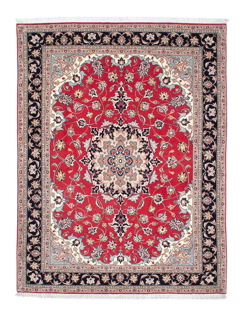 Alfombra persa - Tabriz - 201 x 151 cm - rojo