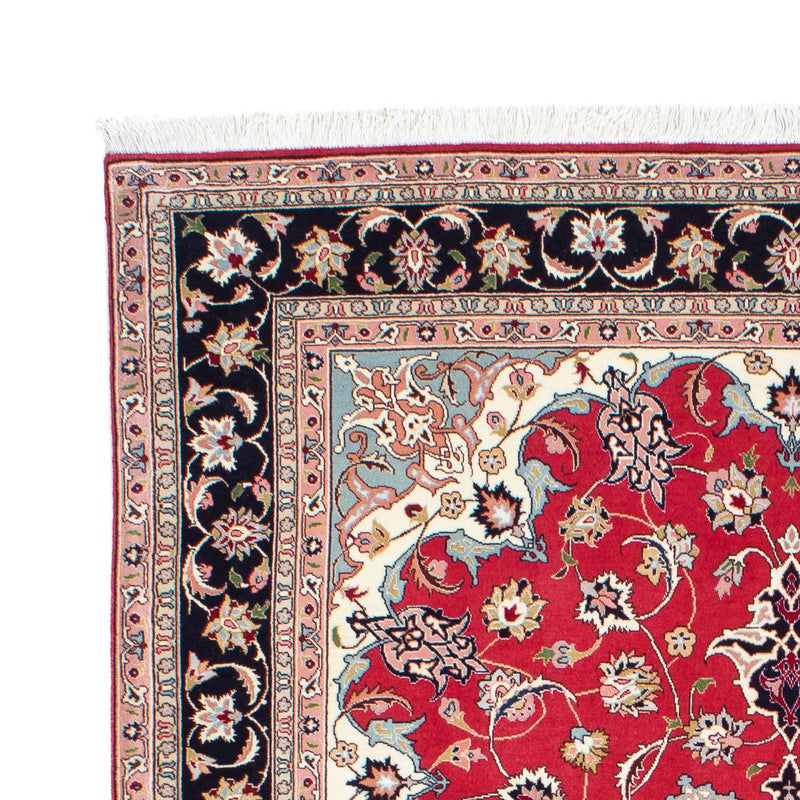 Alfombra persa - Tabriz - 201 x 151 cm - rojo