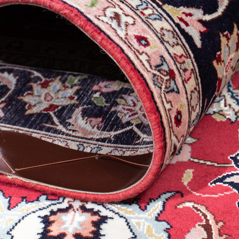 Alfombra persa - Tabriz - 201 x 151 cm - rojo