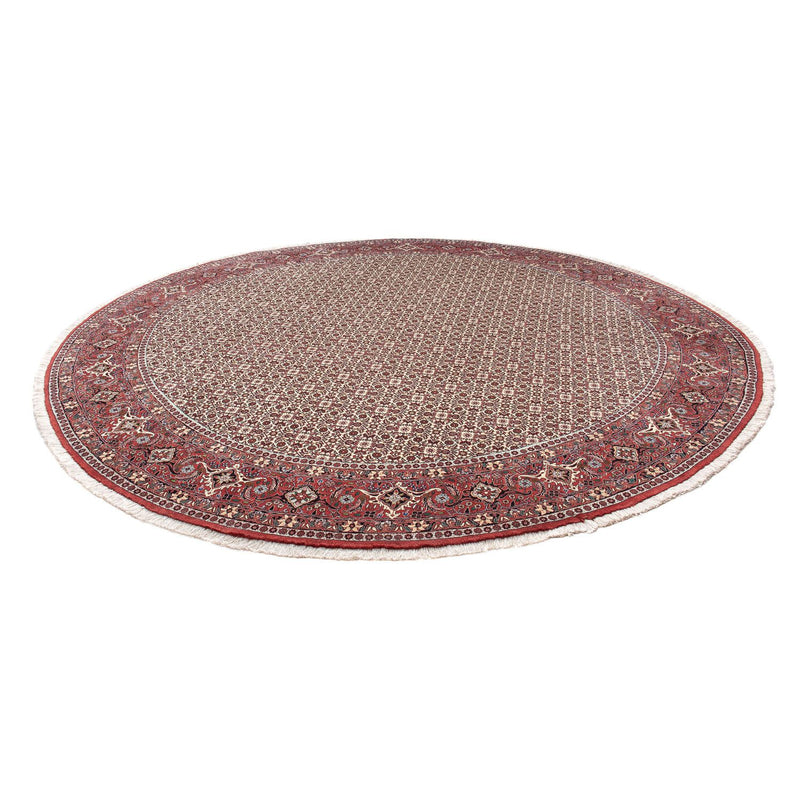 Alfombra persa - Bidjar redondo  - 305 x 305 cm - rojo