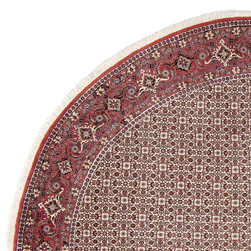 Alfombra persa - Bidjar redondo  - 305 x 305 cm - rojo