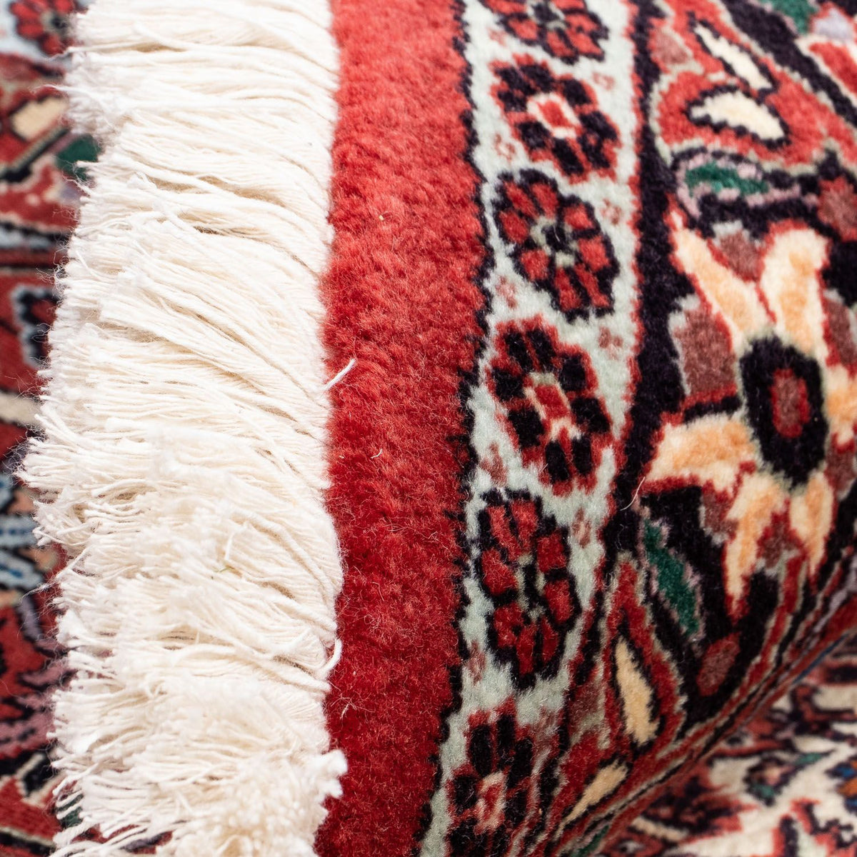 Alfombra persa - Bidjar redondo  - 305 x 305 cm - rojo